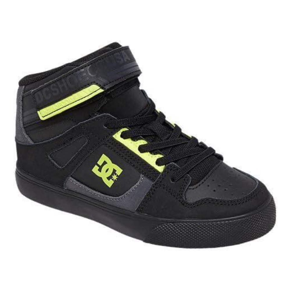 BRAND NEW boy girl youth DC dc pure high top skate velcro shoes size 12 & 13